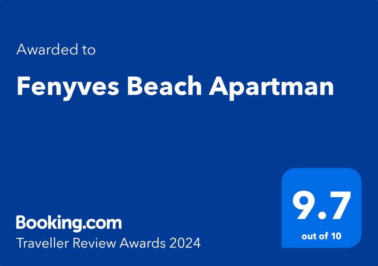 Fenyves Beach Apartman Delux Balatonfenyves Exteriör bild